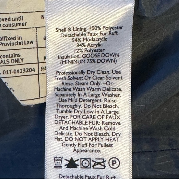 Eddie Bauer Premium Quality Goose Down Puffer Coat EB 550 Women’s Size Small - Picture 12 of 13